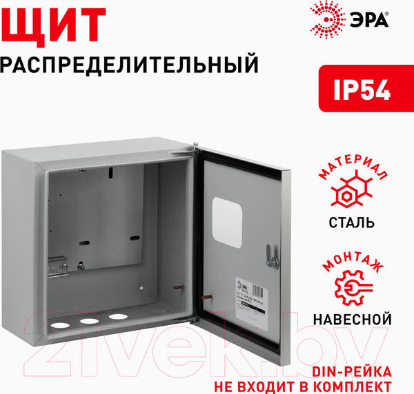 Изображение товара Корпус металлический ЭРА Simple ЩУ-1-1-0-76 IP54 / Б0046702