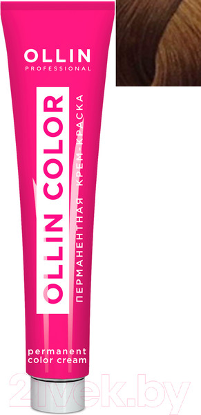 Изображение товара Крем-краска для волос Ollin Professional Color перманентная 6/00 (100мл, темно-русый глубокий)