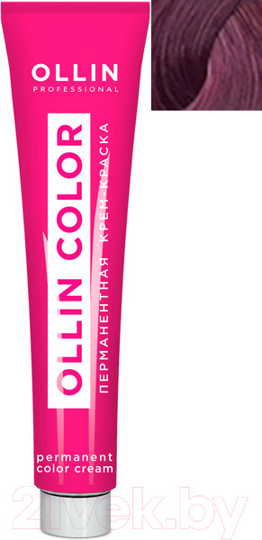 Изображение товара Крем-краска для волос Ollin Professional Color перманентная 6/22 (100мл, темно-русый фиолетовый)