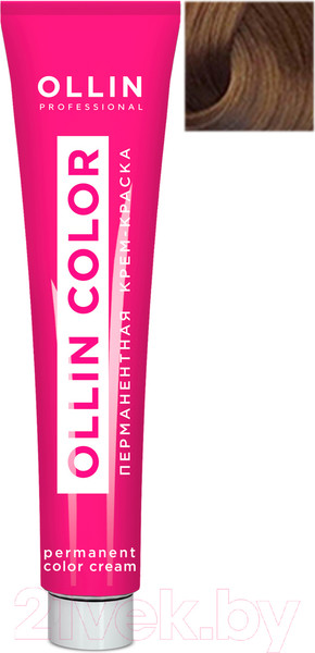 Изображение товара Крем-краска для волос Ollin Professional Color перманентная 6/3 (100мл, темно-русый золотистый)