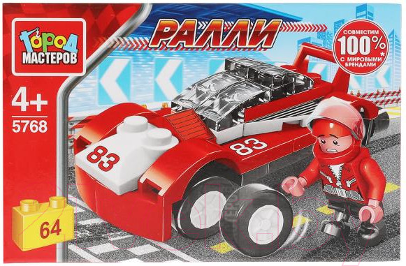 Изображение товара Конструктор Город мастеров Спорткар / 5768-PZ