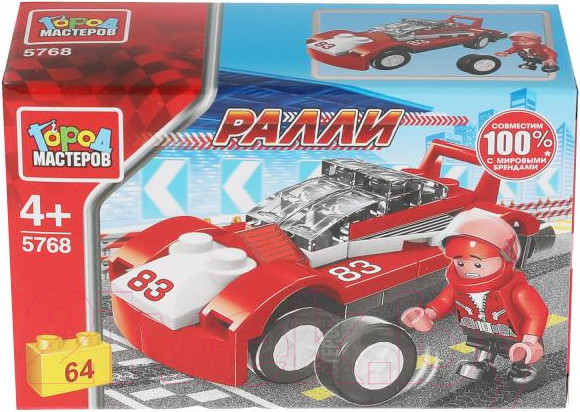 Изображение товара Конструктор Город мастеров Спорткар / 5768-PZ