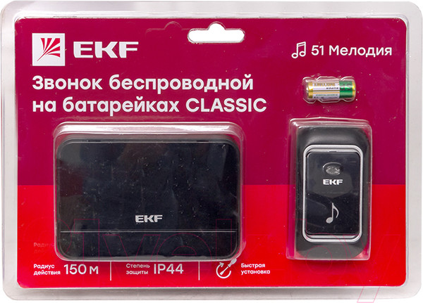 Изображение товара Электрический звонок EKF DBB-D-003B