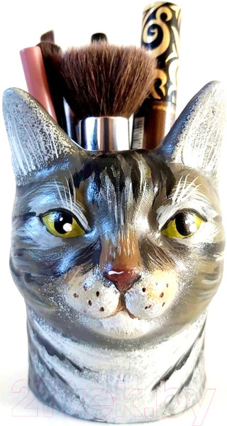 Изображение товара Ваза Нашы майстры Котоваза / 1168-1 (серый)