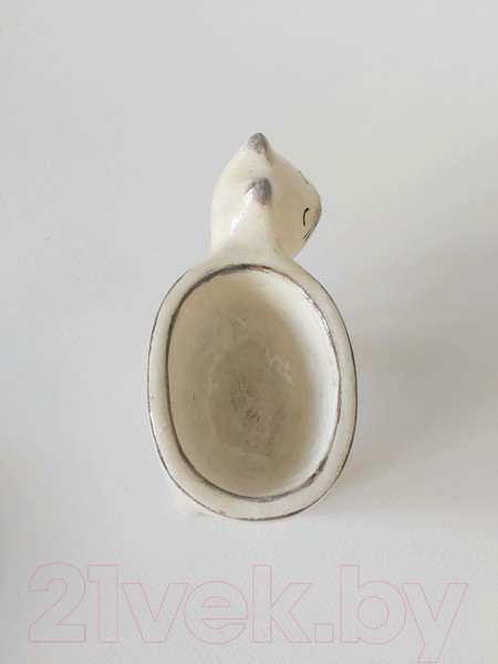 Изображение товара Кашпо Нашы майстры Кот / 1159-7 (белый)