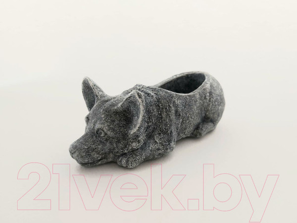 Изображение товара Кашпо Нашы майстры Корги / 1167 (серый)