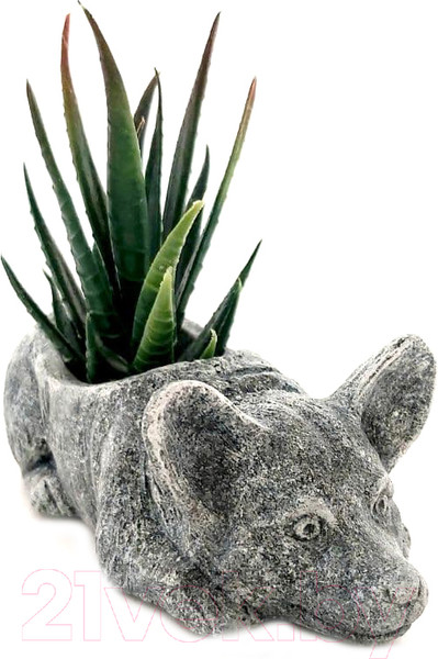 Изображение товара Кашпо Нашы майстры Корги / 1167 (серый)