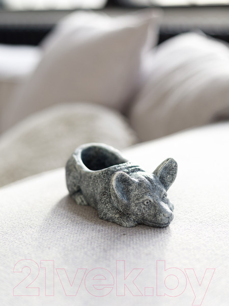 Изображение товара Кашпо Нашы майстры Корги / 1167 (серый)