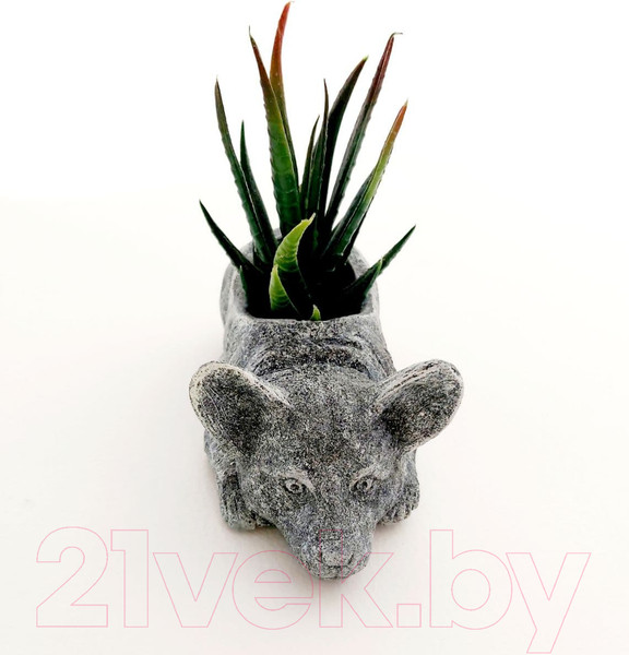 Изображение товара Кашпо Нашы майстры Корги / 1167 (серый)