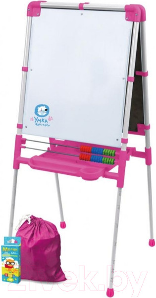 Изображение товара Мольберт детский Ника ДЗМ2/Р (розовый)
