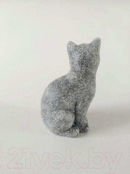 Изображение товара Статуэтка Нашы майстры Сидячий кот / 3022-3 (серый)