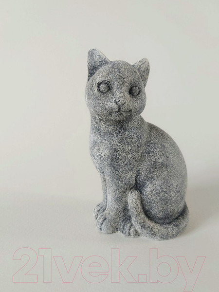 Изображение товара Статуэтка Нашы майстры Сидячий кот / 3022-3 (серый)