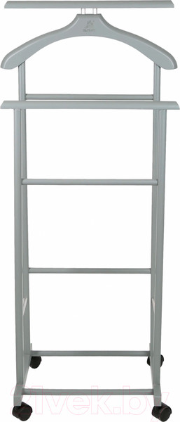 Изображение товара Стойка для одежды Мебелик Костюмная на колесах В 22Н (серый)