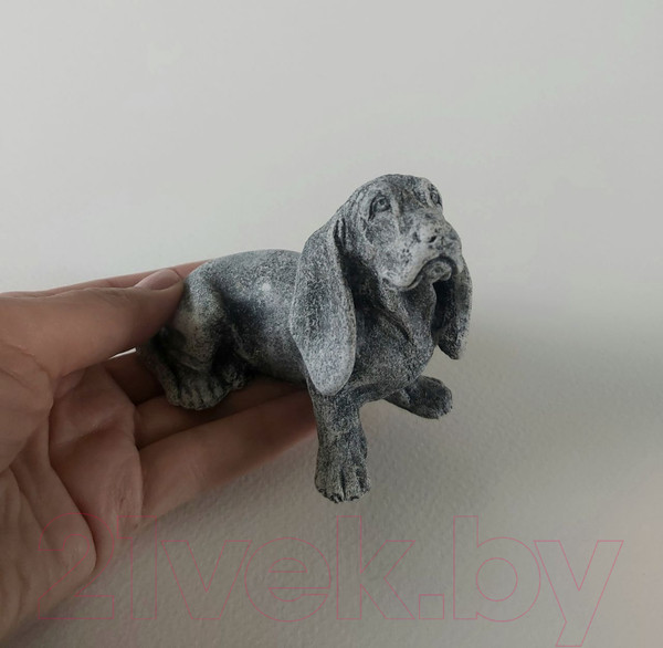 Изображение товара Статуэтка Нашы майстры Такса 2 / 3068 (серый)