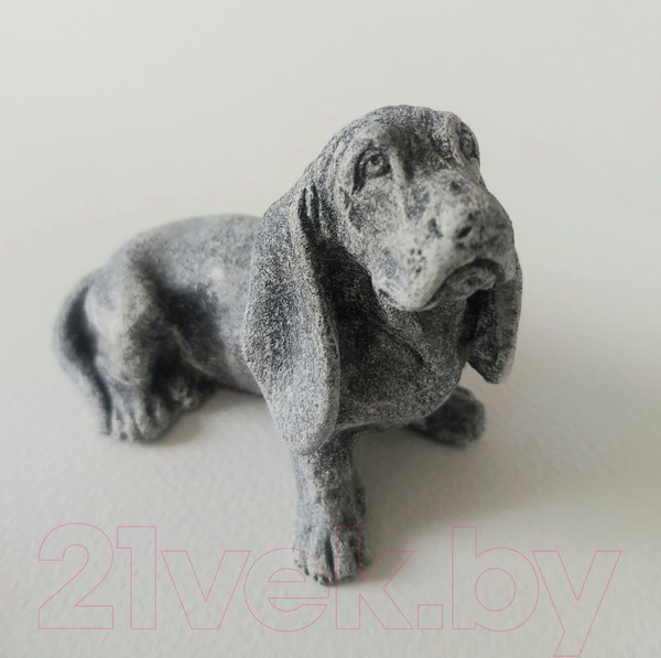 Изображение товара Статуэтка Нашы майстры Такса 2 / 3068 (серый)