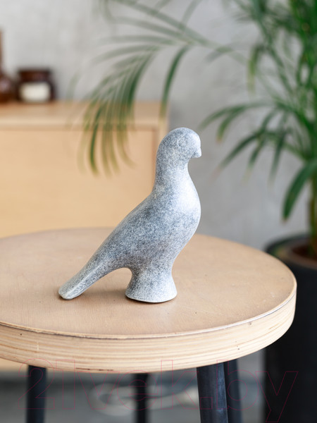 Изображение товара Статуэтка Нашы майстры Голубка / 7008-2 (серый)