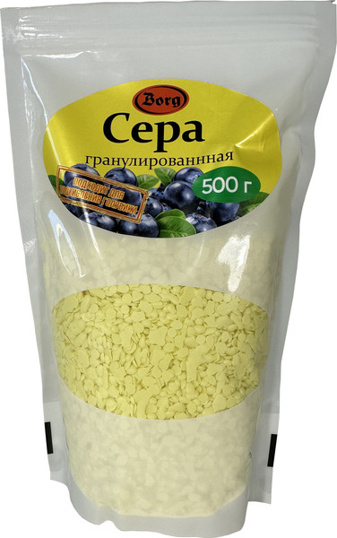 Изображение товара Удобрение Borg Сера гранулированная (500г)