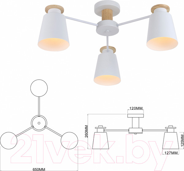 Изображение товара Люстра Rivoli Adna 9112-303 / Б0053435