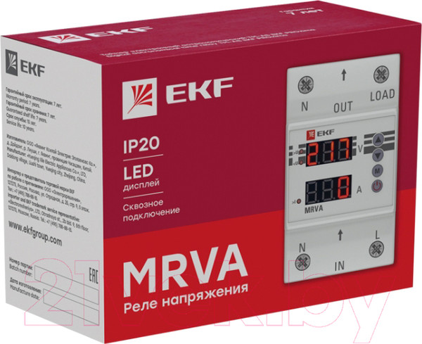 Изображение товара Реле напряжения EKF MRVA-50A