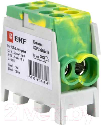Изображение товара Клемма EKF PROxima KSR-2.25-2.16-Y-Green