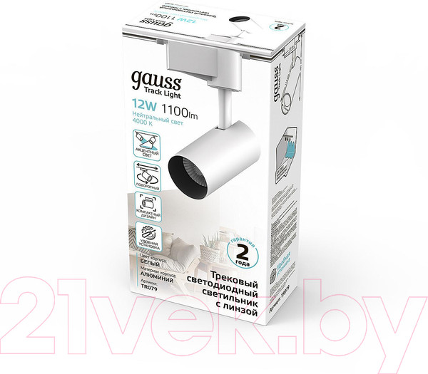 Изображение товара Трековый светильник Gauss TR079