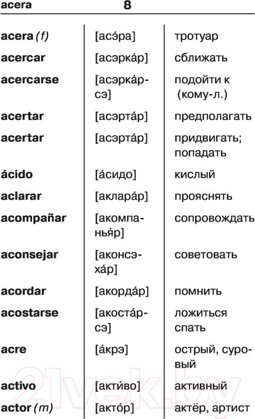 Изображение товара Словарь АСТ Испанско-русский русско-испанский для школьников (Матвеев С.А.)