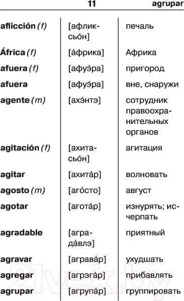 Изображение товара Словарь АСТ Испанско-русский русско-испанский для школьников (Матвеев С.А.)