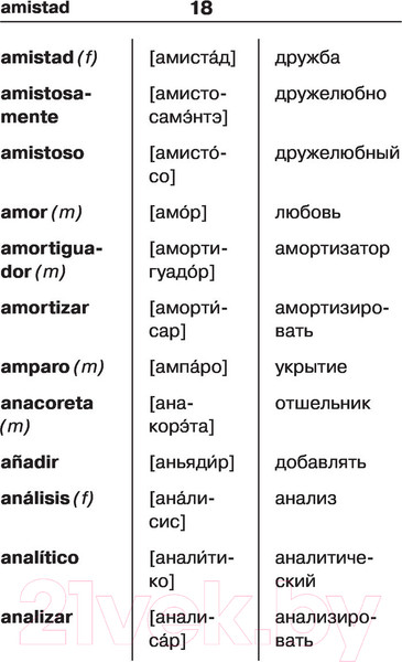Изображение товара Словарь АСТ Испанско-русский русско-испанский для школьников (Матвеев С.А.)
