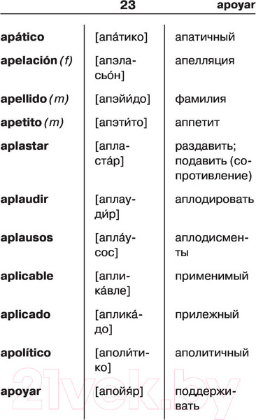 Изображение товара Словарь АСТ Испанско-русский русско-испанский для школьников (Матвеев С.А.)