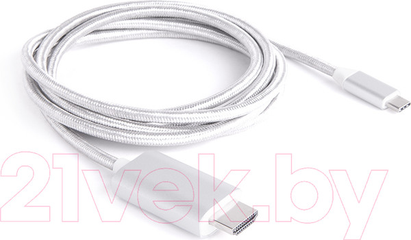 Изображение товара Кабель Atom USB Type-C 3.1 - HDMI (1.8м, серебристый)