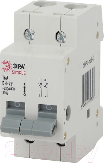 Изображение товара Выключатель нагрузки ЭРА Simple-mod-59 / Б0039249