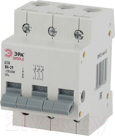 Изображение товара Выключатель нагрузки ЭРА Simple-mod-66 / Б0039256