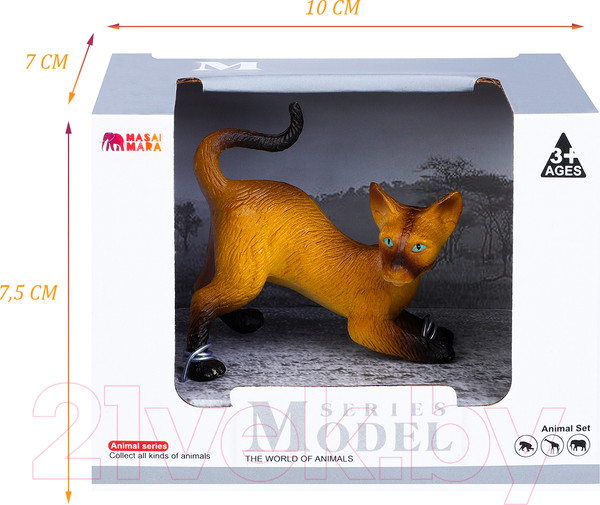 Изображение товара Фигурка игровая Masai Mara На ферме. Кошка / MM212-199