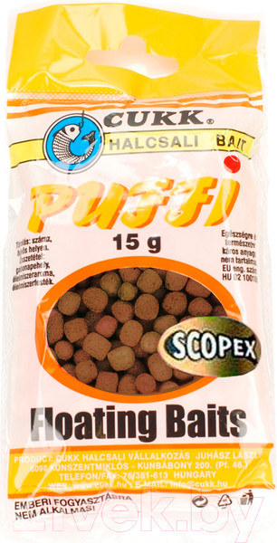 Изображение товара Насадка рыболовная CUKK Puffi Mini Scopex 4939 (15г)