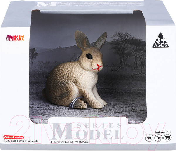 Изображение товара Фигурка коллекционная Masai Mara На ферме. Кролик серый / MM212-203