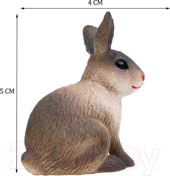 Изображение товара Фигурка коллекционная Masai Mara На ферме. Кролик серый / MM212-203