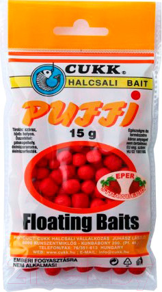 Изображение товара Насадка рыболовная CUKK Puffi Mini Клубника 4932 (15г)