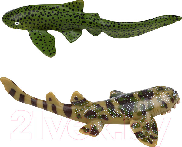 Изображение товара Набор фигурок коллекционных Masai Mara Мир морских животных. Китовая акула и зебровая акула / MM213-301