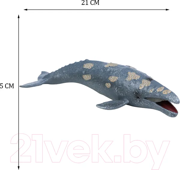 Изображение товара Фигурка игровая Masai Mara Мир морских животных. Серый кит / MM213-302