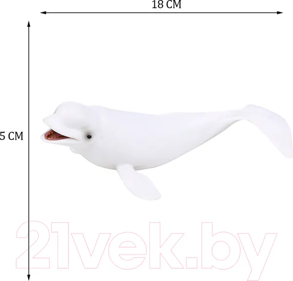 Изображение товара Фигурка игровая Masai Mara Мир морских животных. Белуха / MM213-306