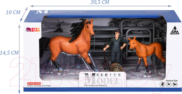 Изображение товара Набор фигурок коллекционных Masai Mara Мир лошадей / MM214-340