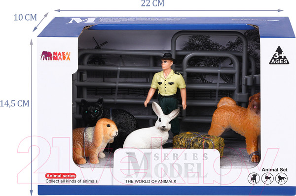Изображение товара Набор фигурок коллекционных Masai Mara На ферме / MM215-328