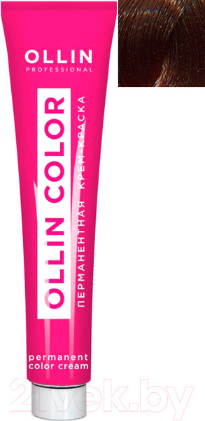 Изображение товара Крем-краска для волос Ollin Professional Color перманентная 7/7 (100мл, русый коричневый)