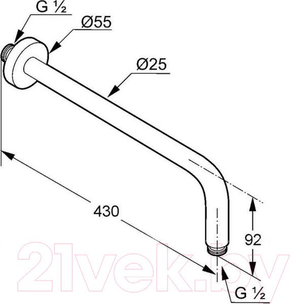 Изображение товара Душевая система со смесителем Kludi Ameo 419300575