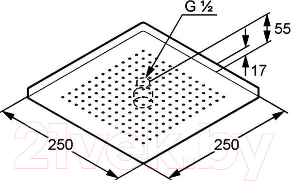 Изображение товара Душевая система со смесителем Kludi Ameo 419300575