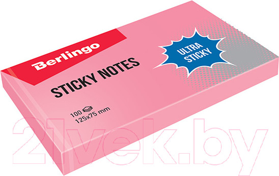Изображение товара Блок для записей Berlingo LSz_39303 (розовый)