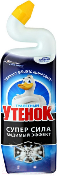 Изображение товара Чистящее средство для унитаза Туалетный утенок Видимый эффект (500мл)