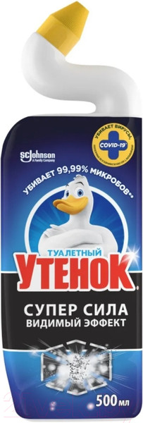 Изображение товара Чистящее средство для унитаза Туалетный утенок Видимый эффект (500мл)
