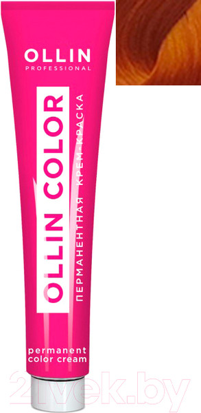 Изображение товара Крем-краска для волос Ollin Professional Color перманентная 8/43 (100мл, светло-русый медно-золотистый)