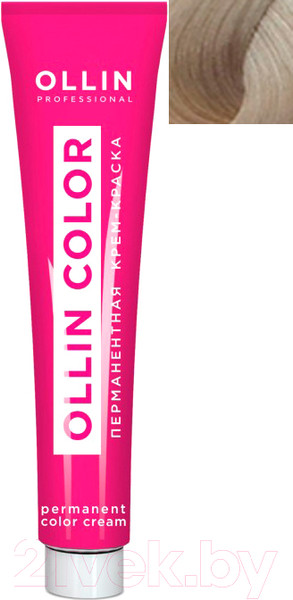 Изображение товара Крем-краска для волос Ollin Professional Color перманентная 9/1 (100мл, блондин пепельный)
